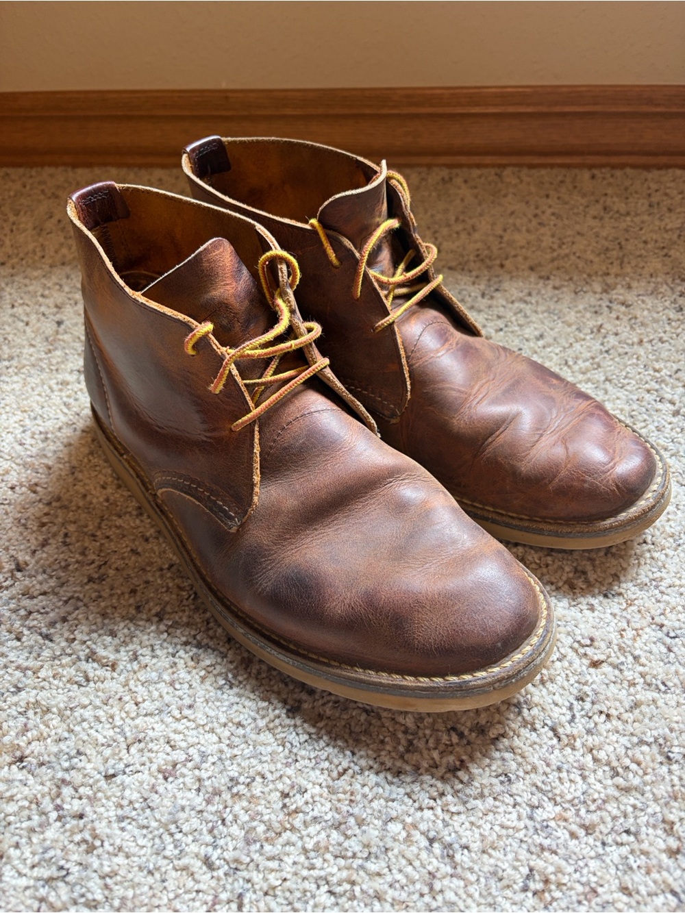 Red Wing 3322 Weekender Chukka Copper Rough & Tough Leather Boots Mens 10 D